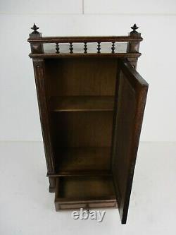 Large Kitchen Apothecary Medicine Bathroom Cabinet Spindles Gorgeous Vintage WOW