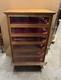 Large Oak Russell & Sons Ribbon Cabinet