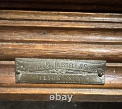 Large Oak Russell & Sons Ribbon Cabinet