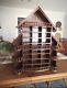 Large Vintage Curio Cabinet House Hand Carved Shabby Chic Stunning
