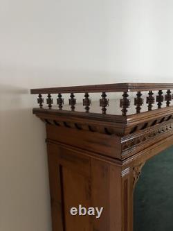 Large Vintage Display Cabinet- Refinished