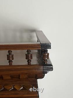 Large Vintage Display Cabinet- Refinished