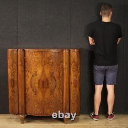 Large sideboard bar cabinet vintage Art Deco style wood 20th century decor 900