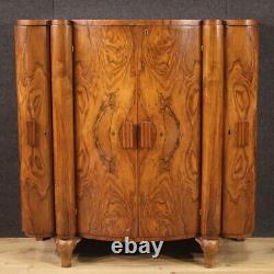 Large sideboard bar cabinet vintage Art Deco style wood 20th century decor 900