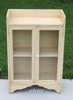 Late 19th-Century Antique Apothecary & Dental Cabinet Petite Display Hutch