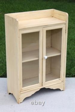 Late 19th-Century Antique Apothecary & Dental Cabinet Petite Display Hutch