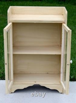 Late 19th-Century Antique Apothecary & Dental Cabinet Petite Display Hutch