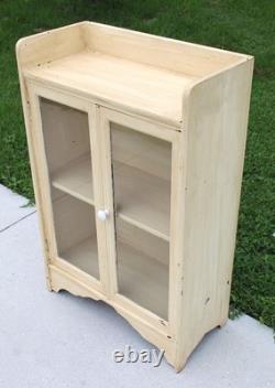Late 19th-Century Antique Apothecary & Dental Cabinet Petite Display Hutch