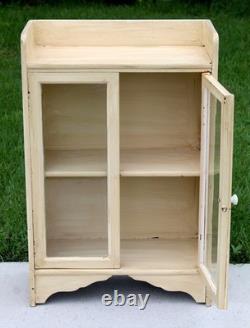 Late 19th-Century Antique Apothecary & Dental Cabinet Petite Display Hutch