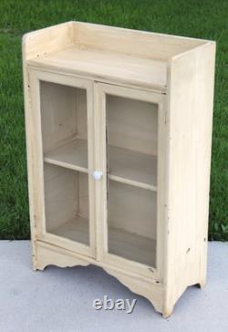 Late 19th-Century Antique Apothecary & Dental Cabinet Petite Display Hutch