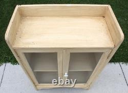 Late 19th-Century Antique Apothecary & Dental Cabinet Petite Display Hutch