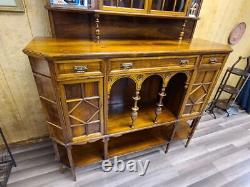 Late 19th Century Rosewood Side Cabinet Server China Cabinet