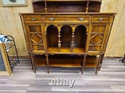 Late 19th Century Rosewood Side Cabinet Server China Cabinet