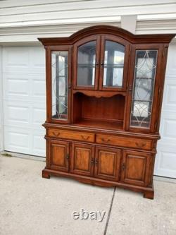 Legacy Classic Dakota Ridge Cherry Breakfront China Cabinet (Glass Damage)