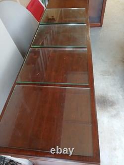 Legacy Classic Dakota Ridge Cherry Breakfront China Cabinet (Glass Damage)