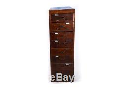 Library Bureau Sole Makers Oak Library Card File Catalog Cabinet 8 Drawers