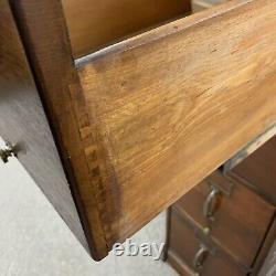Library Bureau Sole Makers Wood File Cabinet Four Drawer Dovetailed