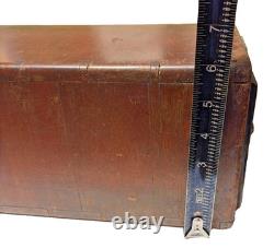 Library Bureau Solemakers Card Catalogue One Draw Wood Brass Vintage READ / SEE