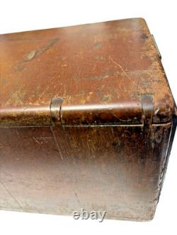 Library Bureau Solemakers Card Catalogue One Draw Wood Brass Vintage READ / SEE