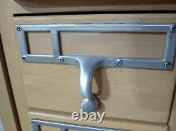 Library Card Catalog Cabinet, Large, 72 Drawers, Maple, Birch, nice one