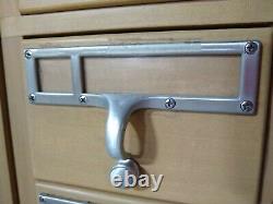 Library Card Catalog Cabinet, Large, 72 Drawers, Maple, Birch, nice one