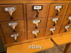 Library Card Catalog File Cabinet Gaylord Bros