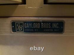 Library Card Catalog File Cabinet Gaylord Bros