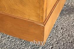 Library card catalog Vintage apothecary file Cabinet antique wood drawer office