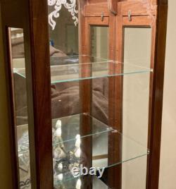 Local Only Vintage PHILIP REINISCH Curio Cabinet 72 x 18 Bright BEAUTIFUL