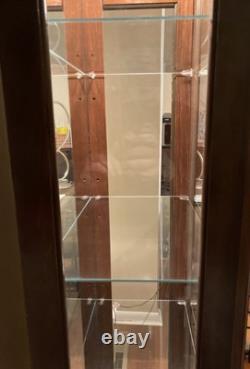 Local Only Vintage PHILIP REINISCH Curio Cabinet 72 x 18 Bright BEAUTIFUL