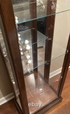 Local Only Vintage PHILIP REINISCH Curio Cabinet 72 x 18 Bright BEAUTIFUL