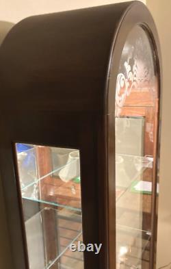 Local Only Vintage PHILIP REINISCH Curio Cabinet 72 x 18 Bright BEAUTIFUL