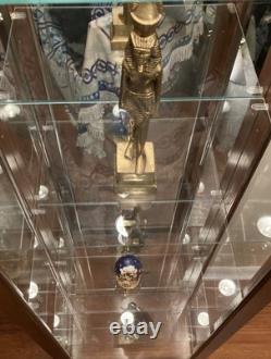 Local Only Vintage PHILIP REINISCH Curio Cabinet 72 x 18 Bright BEAUTIFUL