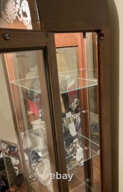 Local Only Vintage PHILIP REINISCH Curio Cabinet 72 x 18 Bright BEAUTIFUL