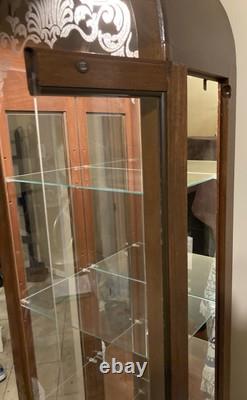 Local Only Vintage PHILIP REINISCH Curio Cabinet 72 x 18 Bright BEAUTIFUL