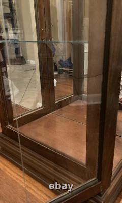 Local Only Vintage PHILIP REINISCH Curio Cabinet 72 x 18 Bright BEAUTIFUL