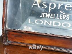 Lovely 1940's Counter Top Asprey London Jewellers Haberdashery Display Case