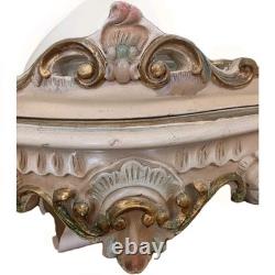 Luxury Vintage Italian Louis XV Rococo Curio display cabinet