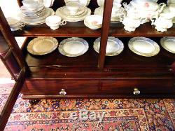 Mahogany China CabinetPotthast Bro. Turn of the Century