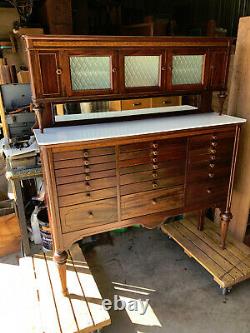 Mahogany Dental Cabinet