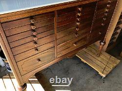 Mahogany Dental Cabinet