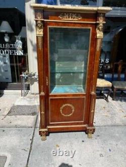 Mahogany French Display Cabinet