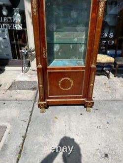 Mahogany French Display Cabinet