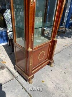 Mahogany French Display Cabinet