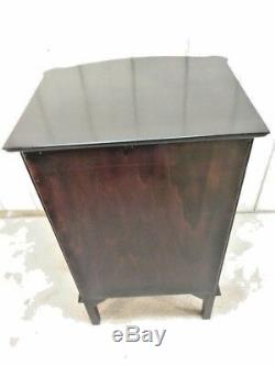 Mahogany Phonograph Disk Record Cabinet