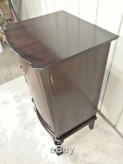 Mahogany Phonograph Disk Record Cabinet