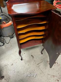 Mahogany Sheet Music Cabinet