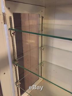 Metal Apothecary and Doctors Cabinet Rare Large Original