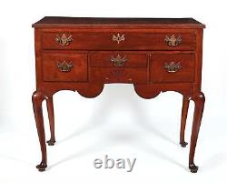 Mid 18th Century American Queen Anne Cherrywood Dressing Table