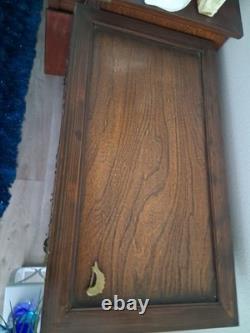 Mid 20th-century Korean 24-drawer apothecary herb chest medicine cabinet 2 pc